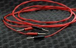 Etheraudio Solid Core Silver Loudsteaker Cables, Rhodium Stee Coupling Plugs